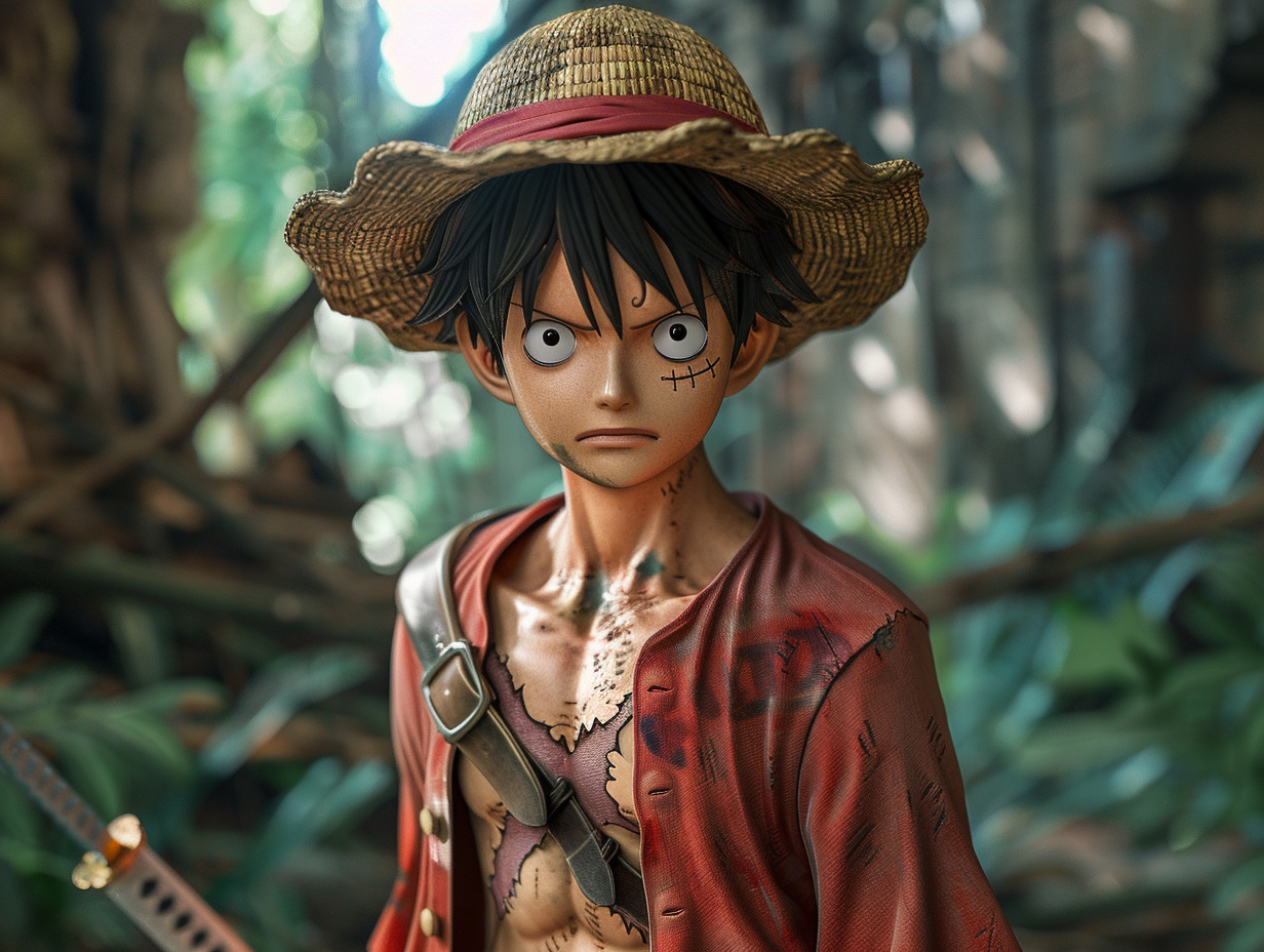 one piece luffy portrait